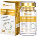 OMOGS NAD+ 300 mg + Trans-Resveratrol 200 mg의 순수한 NAD 보충교재, 최대 흡수, DNA 수선, 건강한 시효, 세포질 에너지 & 장수, 60의 캡슐을 위한 밀어주는 보충교재