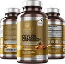 똑똑한 Nutra 실험실 유기 Ceylon Cinnamon 보충교재 1200mg 서빙, 180 Vegan 캡슐, 100% 순수한, 진실한 Ceylon Cinnamon