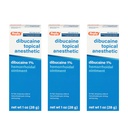 럭비 Dibucaine 화제 마취 1% 치질 연고 - 가려움증과 화상을 위한 고통 구호 크림, 치질 처리, 반대로 Itch 크림 1 Oz (3 팩)