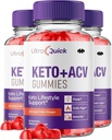 Mega는 매우 빠른 Keto ACV Gummies, UltraQuick Keto ACV Gummies, 울트라 케토, 180 구미, 3 팩을 히트