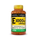 MASON NATURAL 비타민 E 450 mg (1,000 IU) - 산화 방지제 및 정유성, 건강한 면역 체계, 피부 및 눈, 전체적인 몸 보충교재, 50 Softgels