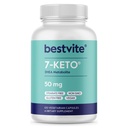 BESTVITE 7-Keto 50 mg DHEA (120 채식 캡슐) - Stearates 없음