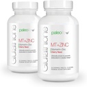 PaleoLife Premium Glutathione + 우유 이틀 + 아연 - 60 Chewable Tablets, Cherry flavor (2-Pack)