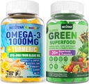 Vegan Omega-3 Gummies + 슈퍼 그린 Gummies