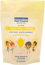 Wiley의 Finest Kids Vegan Omega-3 Gummies - 천연 설탕 - 채식 DHA, ALA 및 SDA - 글루텐 무료 - 레몬 맛, 30 구미