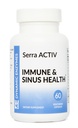 Serra ACTIV - 60 Vegan 캡슐 - Sinus와 심혈관 건강 지원 - 산 저항하는 Serrapeptase - 120,000 SPU - 면역성이 있는 지원 - Systemic 효소