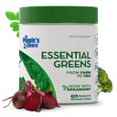 사람들의 가슴 필수 녹색 분말 – 유기 Moringa, Spirulina, Beetroot 및 Probiotics