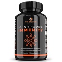 ENCLARE NUTRITION 10 in 1 Immune Support Booster Supplement with Echinacea, 비타민 C 및 아연, Turmeric, Ginger, B6, Elderberry for Adults Immunity Defense Vitamin, Made in USA Veg Cap 60 Ct (1)