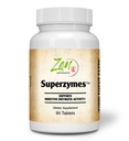 Zen 보충제 - Superzymes Superzymes Pepsin, Bromelain, Papain, Pancreatin 및 Betaine HCL 90-Tabs를 포함하는 멀티 효소 공식