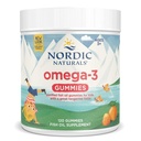 Nordic Naturals Nordic Omega-3 Gummies, Tangerine - 120 Gummies - 82 mg EPA 및 DHA - Non-GMO - 60 서빙