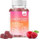 Lactation and Postpartum Support Gummies - Blessed Thistle, Fennel Seed, Milk Thistle, Moringa, Sunflower Lecithin, 비타민 D3 및 B12 - 우유 공급 우유 생산 증가
