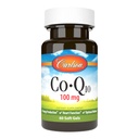 Carlson - Co-Q10, 100 mg의 에너지 생산 & 심장 기능, 60 Softgels