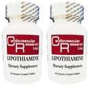 심혈관 연구 Lipothiamine B 보충교재 120 정제 - 알파 Lipoic 산으로 비타민 B1 지금 - 2 x 60 조사