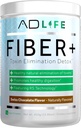 Project AD Fiber+ Fiber Supplement - Gut Health 및 Digestive Regularity 지원, 섬유는 체중 감량, Detox, Vegan Friendly - 섬유 분말, 16.4 Oz (Chocolate)