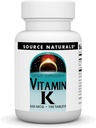 Source Naturals 비타민 K - 500 mcg - 100 정제