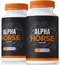 (2 팩) 알파 말 캡슐, 알파 말 공식적인 남성 공식 알약, stamina & 성과를 위한 AlphaHorse, 남자 프리미엄을 위한 알파 말 매일 알약 Pastillas, 알파 Hrse Complex (120의 캡슐)