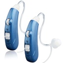 소음 차단을 가진 고위 성인을 위한 보청기, Personal Hearing 증진 건강한 증폭기, 500hr 건전지 생활을 가진 디지털 방식으로 보청기, 청소 장비, 파란, 거품을 가진 보이지 않는 호리호리한 관