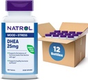 Natrol Mood & 긴장 DHEA 칼슘을 가진 25mg, 특정 호르몬 수준과 계류 지원, 180의 정제, 180의 일 공급 (12의 포장)의 균형을 위한 규정식 보충교재
