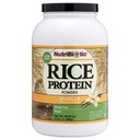 NutriBiotic – 바닐라 쌀 단백질, 3 Lb (1.36kg) | 저탄소, 케토-Friendly, Vegan, Raw Protein Powder | 화학, GMO 또는 글루텐없이 성장 및 가공 | 소화 및 영양 풍부한 풍부한