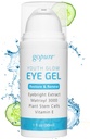 GoPure Youth Glow Eye Gel - Soothes와 Hydrates의 노화 방지 눈 크림은 Matrixyl 3000 및 Hyaluronic 산으로 만들어졌으며 Puffiness, Dark Circles 및 Eye Bags의 모습을 개선합니다. - 1 fl oz