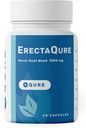 ErectaQure Horny Goat Weed for Men - 증가 된 남성 드라이브를위한 남성 강화 보충 - Tongkat Ali, Ginseng Root & Superoxide Anions - 60 캡슐 글루텐 - 무료