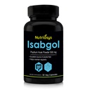Isabgol Psyllium Husk 500mg 보충교재, 수용성 섬유의 우수한 근원, 90의 Veg 캡슐