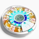 경보를 가진 Elderly를 위한 격상된 자동적인 알약 분배기: 28 구멍, 혼합 증거 기술 & XL LCD를 가진 똑똑한 알약 분배기 기계, 매일 약 관리를 위한 강화된 내구성