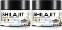 Shilajit 유기 600mg 최대 힘 금 급료 Shilajit 수지 Shilajit 보충교재 85+ 추적 무기물 & 에너지, Immunity, 50 그램 (2 팩)를 위한 Fulvic 산을 가진 자연적인 입증