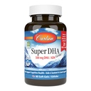 Carlson - 슈퍼 DHA Gems, 500 mg DHA 보조 식품, 640 mg 지방산, 야생 겁에 질린 노르웨이 Arctic Fish Oil Concentrate, 지속 가능한 Sourced Nordic Fish Oil 캡슐, 60 + 20 Softgels