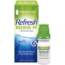 RELIEVA Preservative-Free Tears 윤활제 눈 강하, 0.33 fl oz (10 mL)를 상쾌하게 하십시오