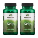 Swanson Kelp - 갑상선 건강을 지원하는 자연적인 Iodine 근원 - 무기물 보충교재 w/Iodine 근원은 0.4%를 표준화했습니다 - (250의 정제, 225mcg 각각) (2 팩)
