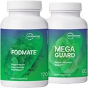 Microbiome Labs 소화 지원 번들 - FODMATE Digestive Enzymes & MegaGuard Digestive Aid with Ginger 및 DGL (2 제품)