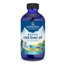 북유럽 자연 Arctic Cod Liver 기름, 레몬 - 8개 oz - 1060 mg EPA & DHA를 가진 총 Omega-3s - 심장 & 뇌 건강, 건강한 면역력, 전반적인 웰빙 - Non-GMO - 48의 서빙