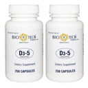 BioTech Pharmacal - D3-5 (5,000 IU) (500 정제)