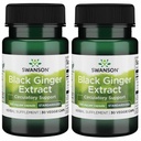 Swanson Black Ginger Extract - 건강한 혈액 순환 및 물리적 활력을 촉진합니다. 5 월 원조 심장 건강, 근육 조직 및 정신 웰빙 - (30 Veggie 캡슐, 100mg 각각) (2 팩)
