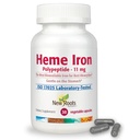 NEW ROOTS HERBAL Heme Iron Supplement with Vitamin C & B12 for Best Absorption | Iron Deficiency Support | 하모글로빈 보충제 Naturopathic Doctors에 의해 설계된 | 저-FODMAP (30 캡슐)
