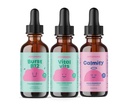 JoySpring B-Complex & Vital Vits Magnesium Drops 번들 | 자연적으로 Sourced Kids Vitamins & Minerals | Non-Alcoholic, Sugar-Free Liquid Formula | Vegan & Vegetarian Liquid Drops 보충 교재