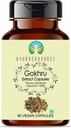 고흐루 추출물 500mg - 60 채식 캡슐|Tribulus Terrestris| 모든 자연 | 100 % 채식 | 글루텐 프리 | GMP 인증
