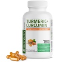 Bronson 심황 Curcumin 여분 힘 - 항 산화제, 합동 & BioPerine, 비 GMO, 180 채식 캡슐을 가진 소화 지원