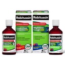Robitussin DM Max Cough Plus Chest Congestion 및 Robitussin 최대 강도 야간 기침 DM, 성인 포뮬러 - 2 x 8 Fl Oz 병