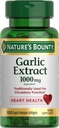 자연의 Bounty 마늘 추출물, 초본 보충교재, 지원 Circulatory 기능, 1000mg, 100 급속한 방출 Softgels