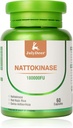Nattokinase 보충 교재 180, 000FU 전체적인 병 60 캡슐, 6, 000FU 2 캡슐 매일 영양 보충교재 심장 혈관과 Circulatory 지원을 위해 친절한 체계 효소 채식주의자