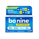 모션 슬라이스 릴리프, 바다 슬라이스, 자동차 슬라이스, Nausea, & Vomiting에 대 한 Bonine 비-Drowsy - Meclizine HCI 25mg, 여행-Sized - 16ct 라즈베리 Chewable 정제 (5 월 채식)