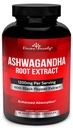 Divine Bounty 유기 Ashwagandha 캡슐 - 1200mg Ashwagandha 분말 강화 된 흡수를위한 검은 후추 - Calmness & Mood 지원을위한 Ashwaganda 보충 - 90 Veggie 캡슐