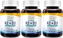 Lovita 비타민 K2 + D3, 400 IU Vegan 비타민 D3 & 120 mcg 비타민 K2 (MK-7), 1개의 공식, 면역 비타민 복합체에 대하여 2는, 당신의 심장, 이 및 면역 기능, 30의 채식 캡슐 (포장 3)를 지원합니다