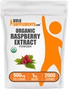 BulkSupplements.com 유기 라즈베리 추출물 분말 - 라즈베리 과일, 산화 방지제 소스, 초본 보충 - 글루텐 무료, 1kg (2.2 파운드) (팩 1)