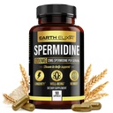지구 Elixir spermidine는 1200mg (90 캡슐)를 보충합니다 - 노화 방지 - 3rd 당은 (12mg spermidine 분말) 최대 순수성 - 100% 순수한 Espermidina Fermented 밀 Germ 추출물 - NMN를 시험했습니다 기타 제품
