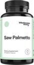 Wholesome Story Saw Palmetto for Women | Saw Palmetto Extract & Powder Blend | 지원 헤어, 스킨, 네일 건강 | Hormonal Balance | 500mg 캡슐 | 100일 공급