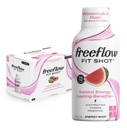 Freeflow Fit Energy Shots, Watermelon Rush, L-theanine, Ginseng, Vitamins, Prebiotics, Electrolytes (6 카운트, 2oz 샷)