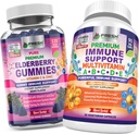 FRESH HEALTHCARE Elderberry Gummies와 면역 Multivitamin - 번들